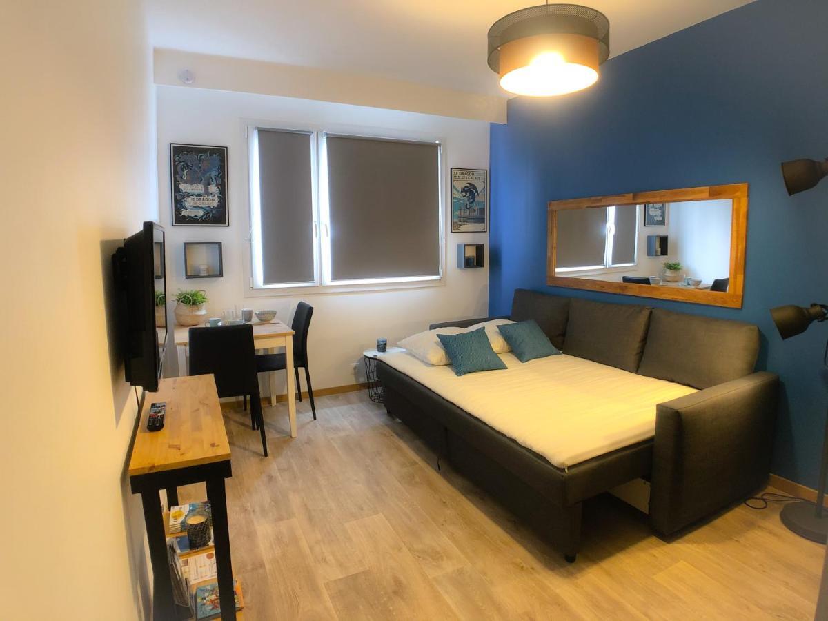 Ferienwohnung LAzur Du Dragon Calais Exterior foto